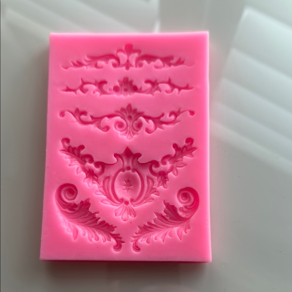 Pink Decorative Silicone Mold